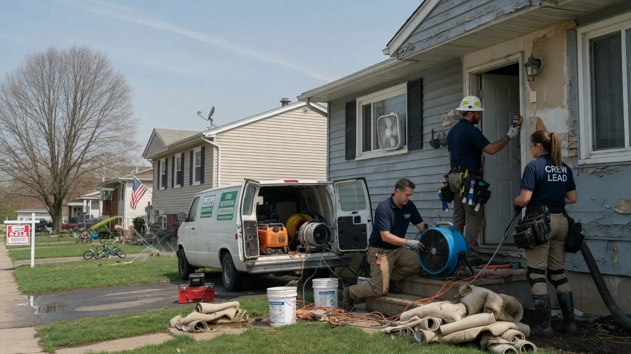 Flood Cleanup in Hartford, OH near me