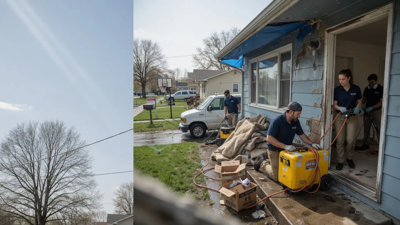 Basement Flood Cleanup in Hartford, OH near me